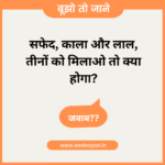 50 Majedar Paheliyan with Answer | हिंदी मजेदार पहेलियां उत्तर सहित